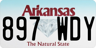 AR license plate 897WDY
