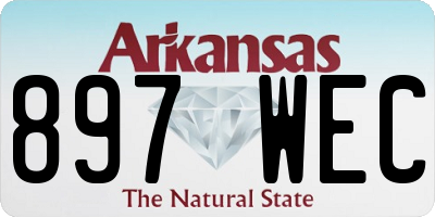 AR license plate 897WEC