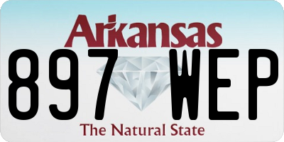 AR license plate 897WEP