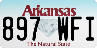 AR license plate 897WFI