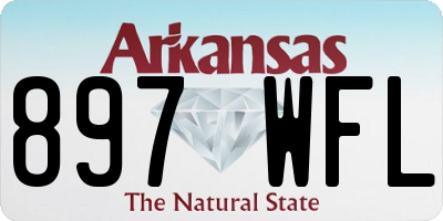 AR license plate 897WFL