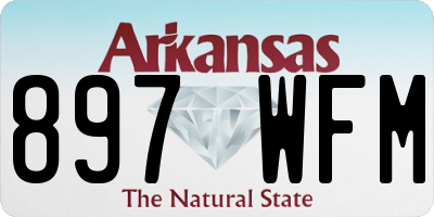 AR license plate 897WFM