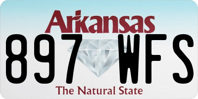 AR license plate 897WFS