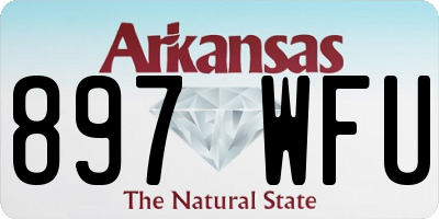 AR license plate 897WFU