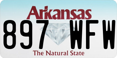 AR license plate 897WFW
