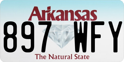 AR license plate 897WFY