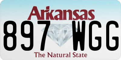 AR license plate 897WGG