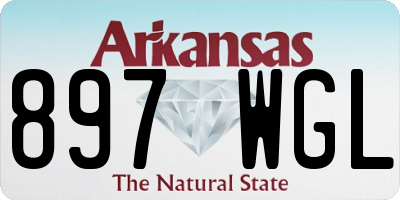 AR license plate 897WGL