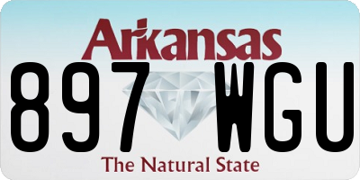 AR license plate 897WGU