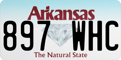 AR license plate 897WHC