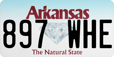AR license plate 897WHE