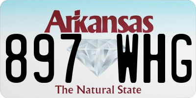 AR license plate 897WHG