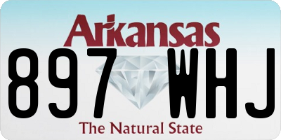 AR license plate 897WHJ