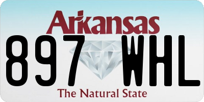 AR license plate 897WHL