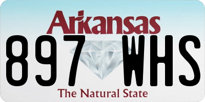 AR license plate 897WHS