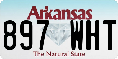 AR license plate 897WHT