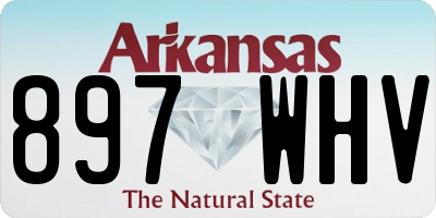 AR license plate 897WHV