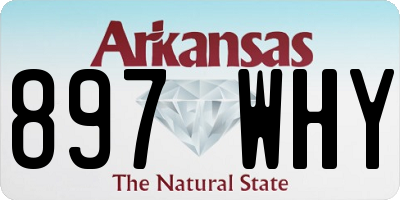 AR license plate 897WHY
