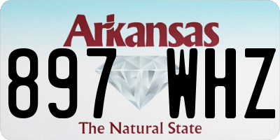 AR license plate 897WHZ