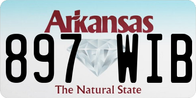 AR license plate 897WIB