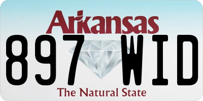 AR license plate 897WID