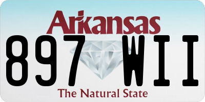 AR license plate 897WII