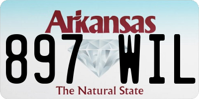 AR license plate 897WIL