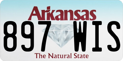 AR license plate 897WIS