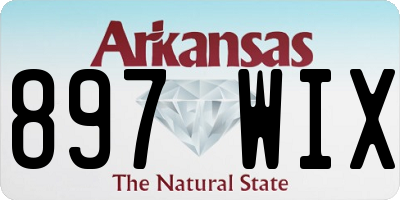 AR license plate 897WIX