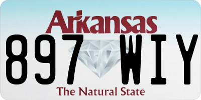 AR license plate 897WIY