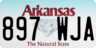 AR license plate 897WJA