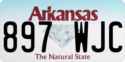 AR license plate 897WJC