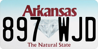AR license plate 897WJD