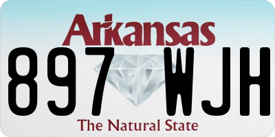 AR license plate 897WJH
