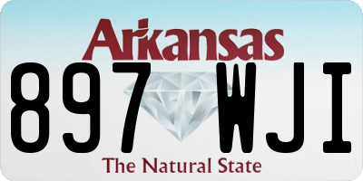 AR license plate 897WJI