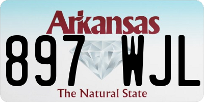 AR license plate 897WJL