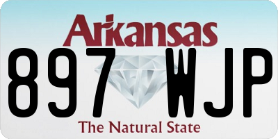 AR license plate 897WJP