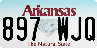 AR license plate 897WJQ