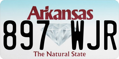 AR license plate 897WJR