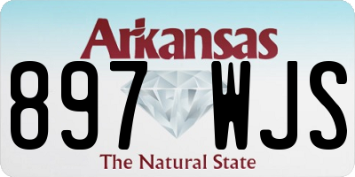 AR license plate 897WJS