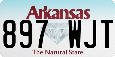 AR license plate 897WJT