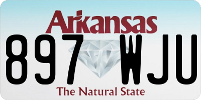 AR license plate 897WJU