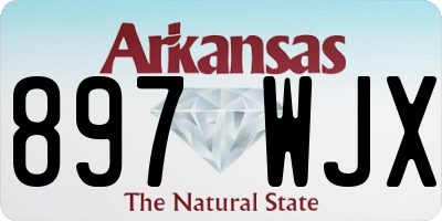 AR license plate 897WJX