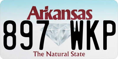 AR license plate 897WKP