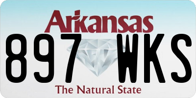 AR license plate 897WKS