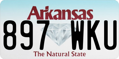 AR license plate 897WKU