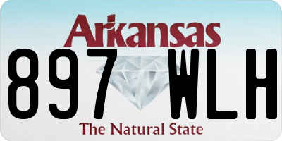AR license plate 897WLH
