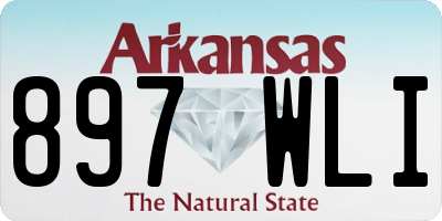 AR license plate 897WLI