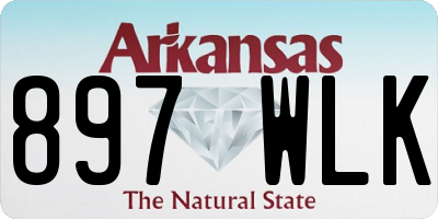 AR license plate 897WLK