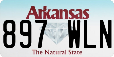 AR license plate 897WLN